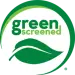green screened badge